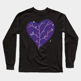 Dove Heart Tree Long Sleeve T-Shirt